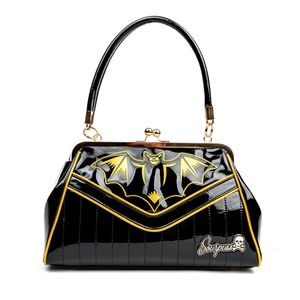 Sourpuss Clothing Nokturnal Bat Gold Purse